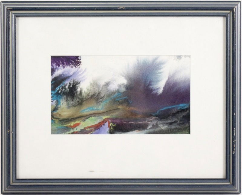 "Marsh Study", Gouache & Pastel, Joanne Currah (1 of 7)