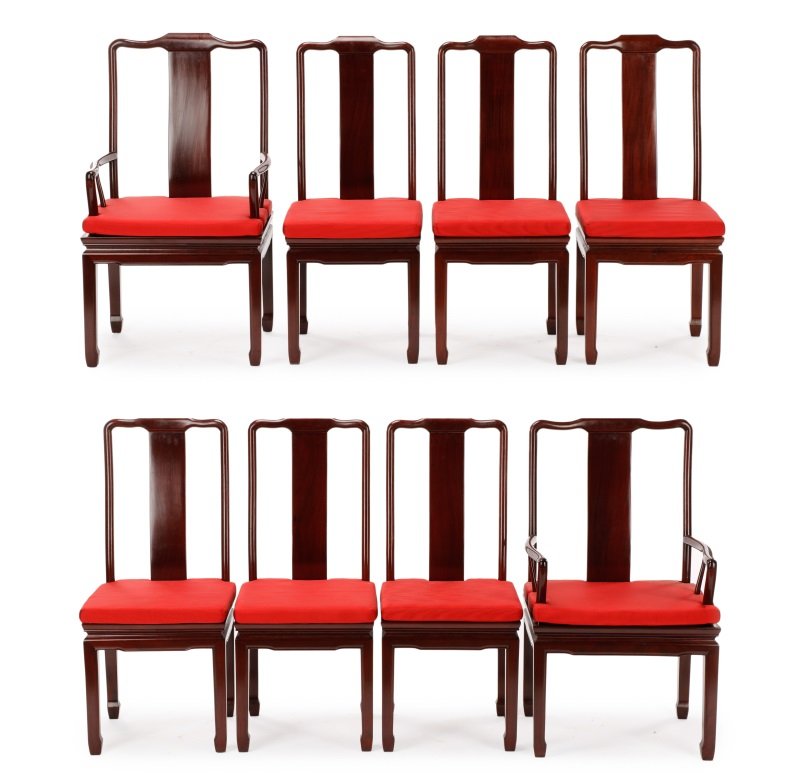 Eight Style of James Mont for Baker Dining Chairs (1 of 8)