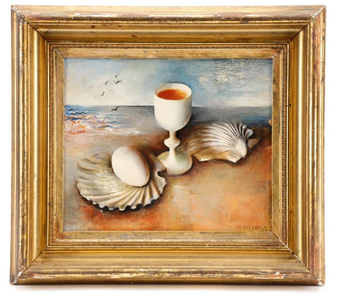 Henrietta Hoopes, "Fossils and Shells", Oil (1 of 8)