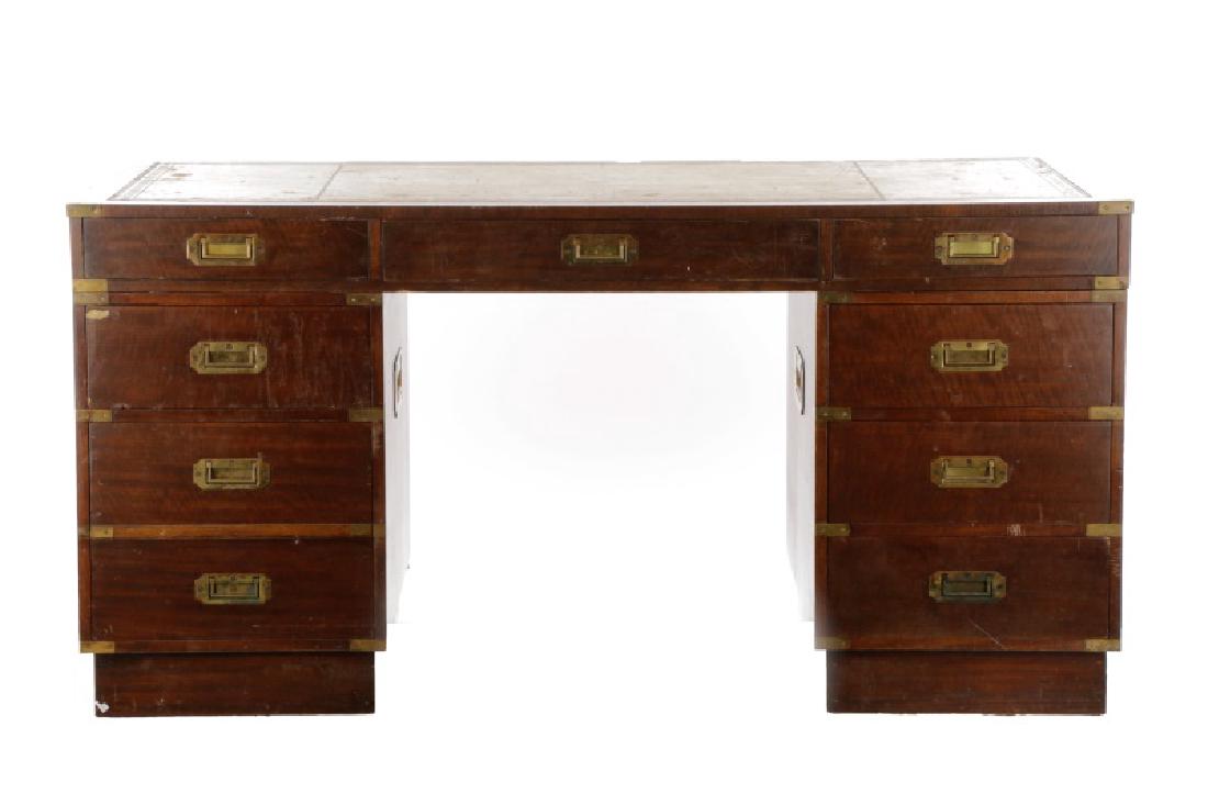 Bevan Funnell Mahogany Campaign Desk (1 of 10)