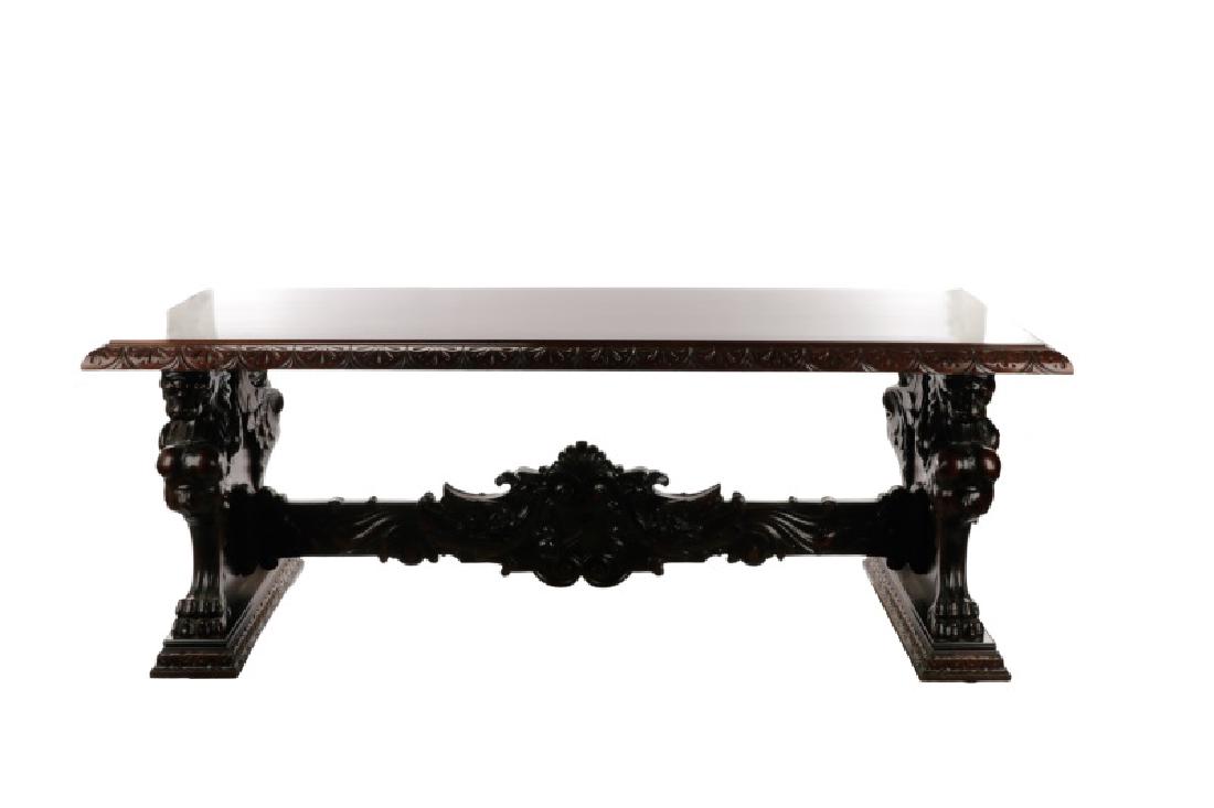Renaissance Revival English Dining Table (1 of 1)