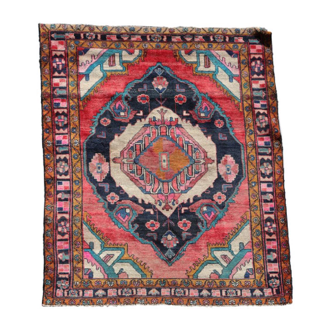 Hand Woven Persian Kazak Area Rug 5' x 6' 5" (1 of 6)
