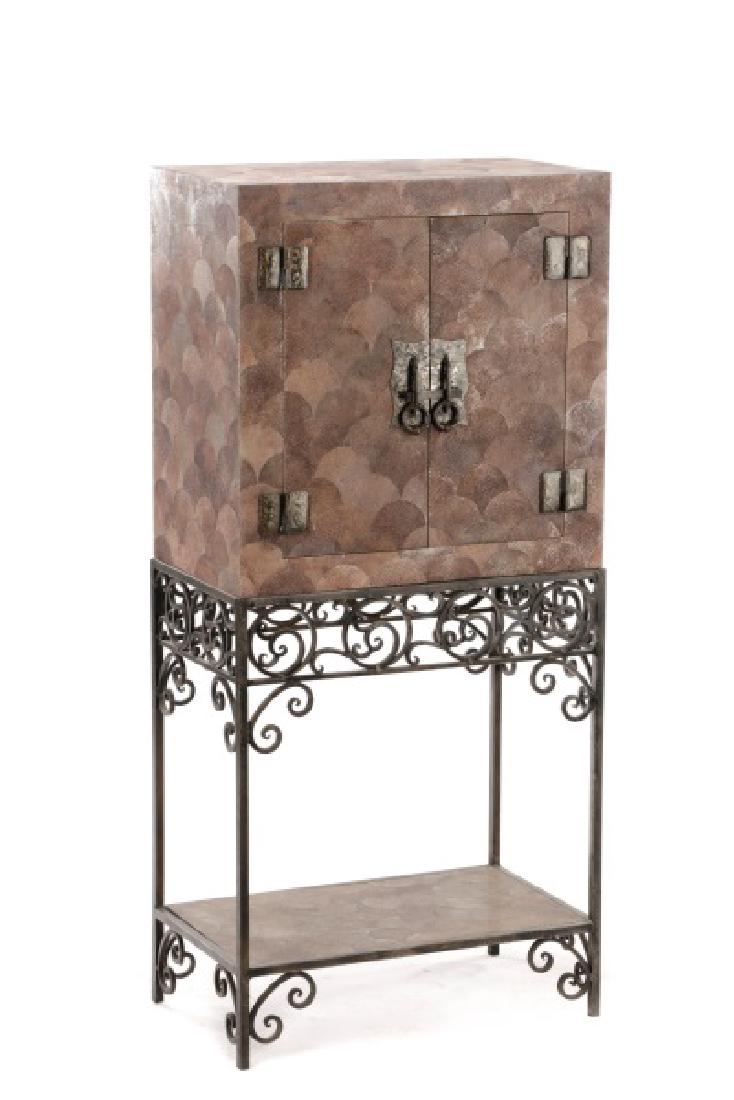 Maitland-Smith Shagreen Cocktail Cabinet (1 of 10)