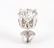 Ladies 14k White Gold & Diamond Stud Earrings - 2