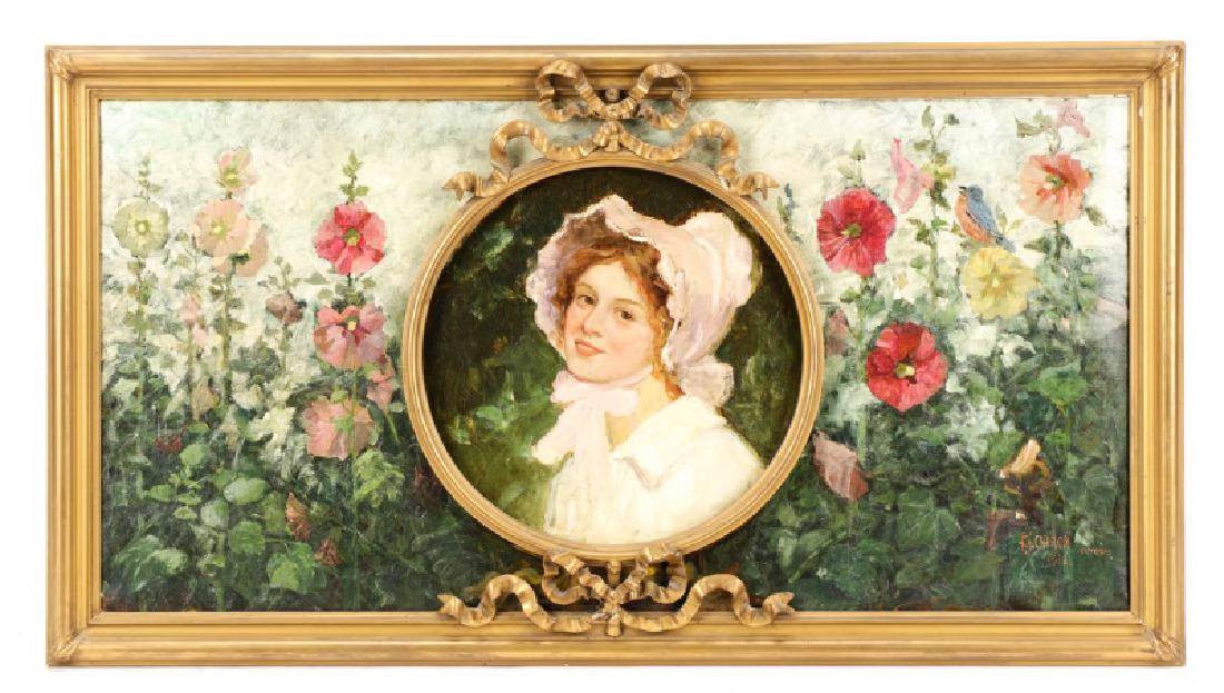 Frederick Stuart Church, "Hollyhocks"-1912 (1 of 9)