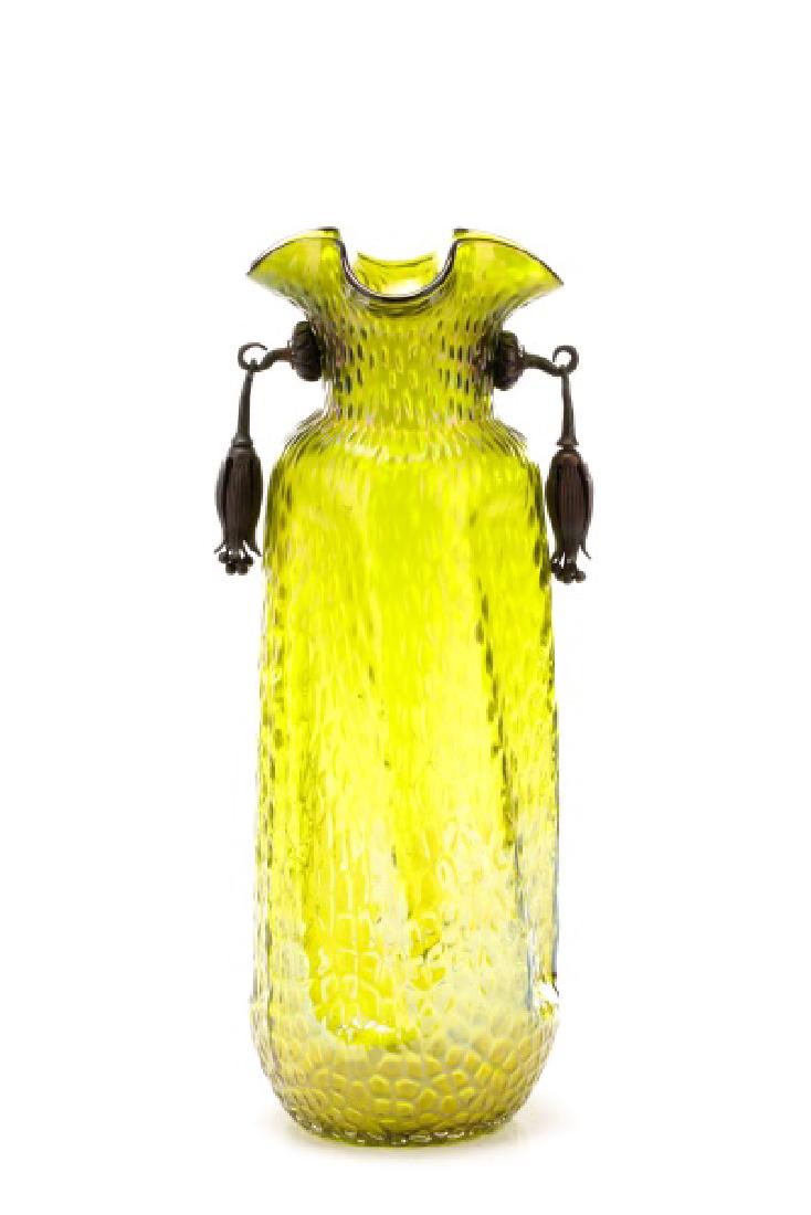 Large Crete Diaspora Style Glass Vase, after Loetz (1 of 10)