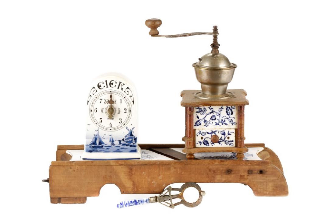 Group of 4 German Blue & White Kitchen Items (1 of 10)