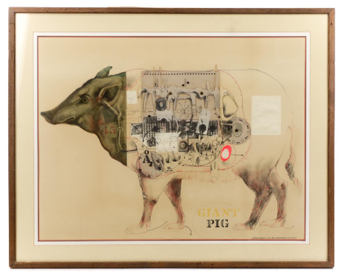 Robert Allen Nelson, "Giant Pig", Mixed Media (1 of 10)