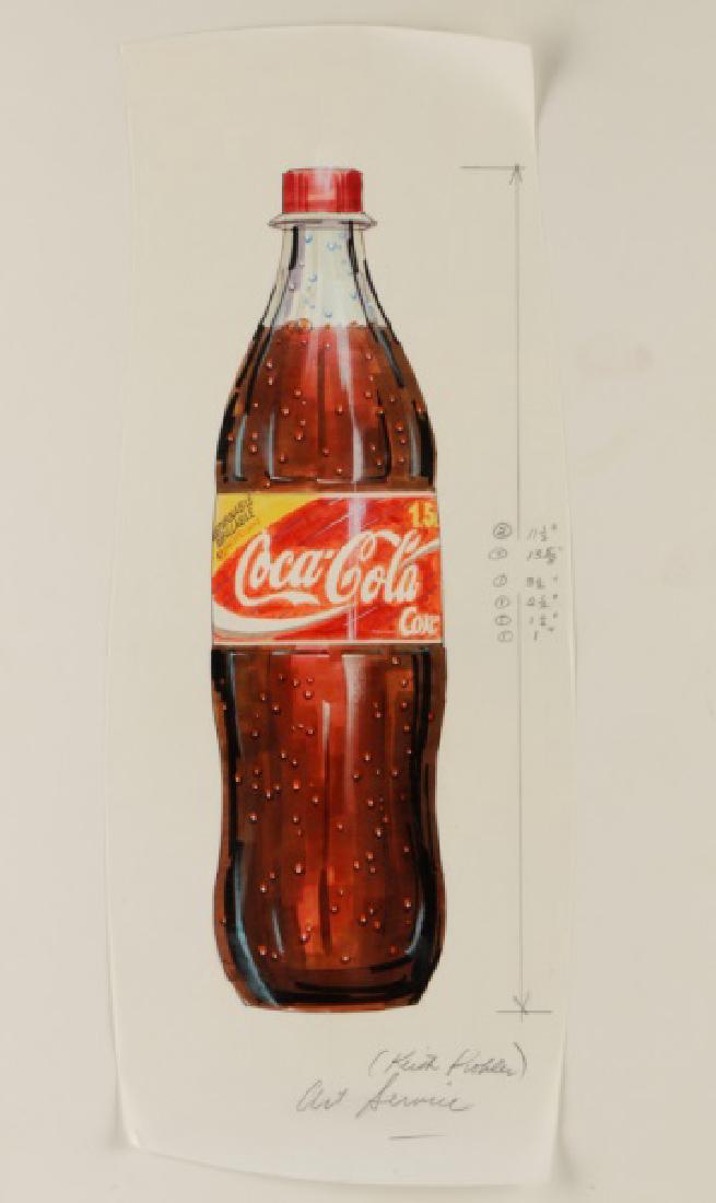Coca-Cola Plastic Bottle Preliminary Illustration (1 of 6)