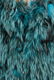 Roberto Cavalli Teal Blue Fox Fur Coat - 2