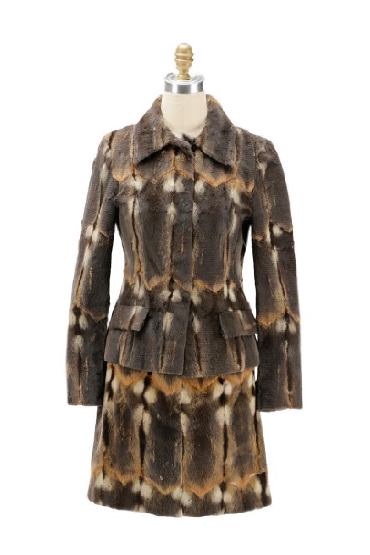 Alberta Ferretti, Fur Coat and Skirt (1 of 10)