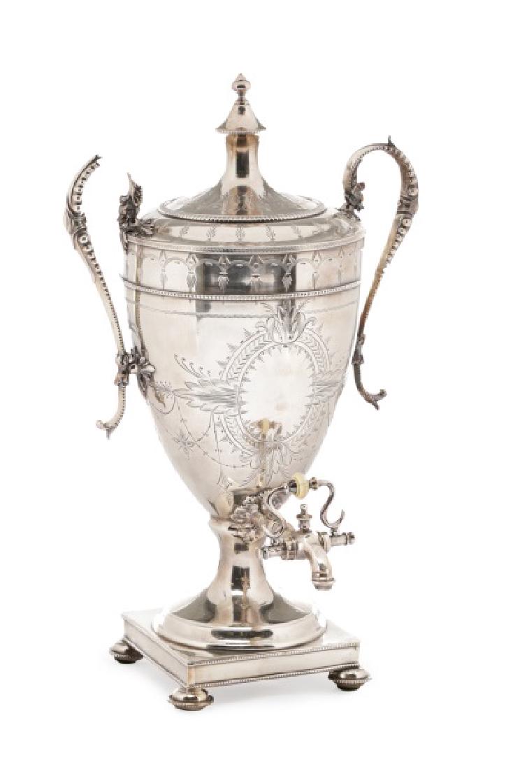 Fine Georgian Silver Plated Samovar, Late 19th C. (1 of 7)