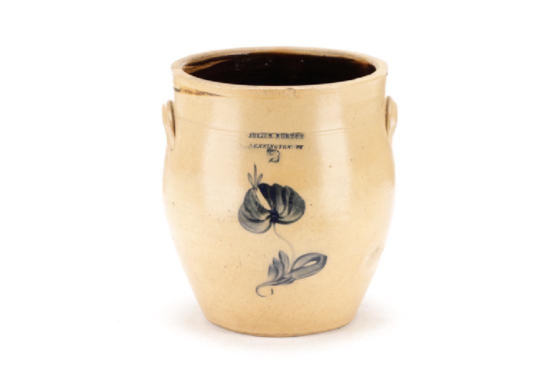 Julius Norton 2-Gallon Salt Glazed Stoneware Crock (1 of 6)