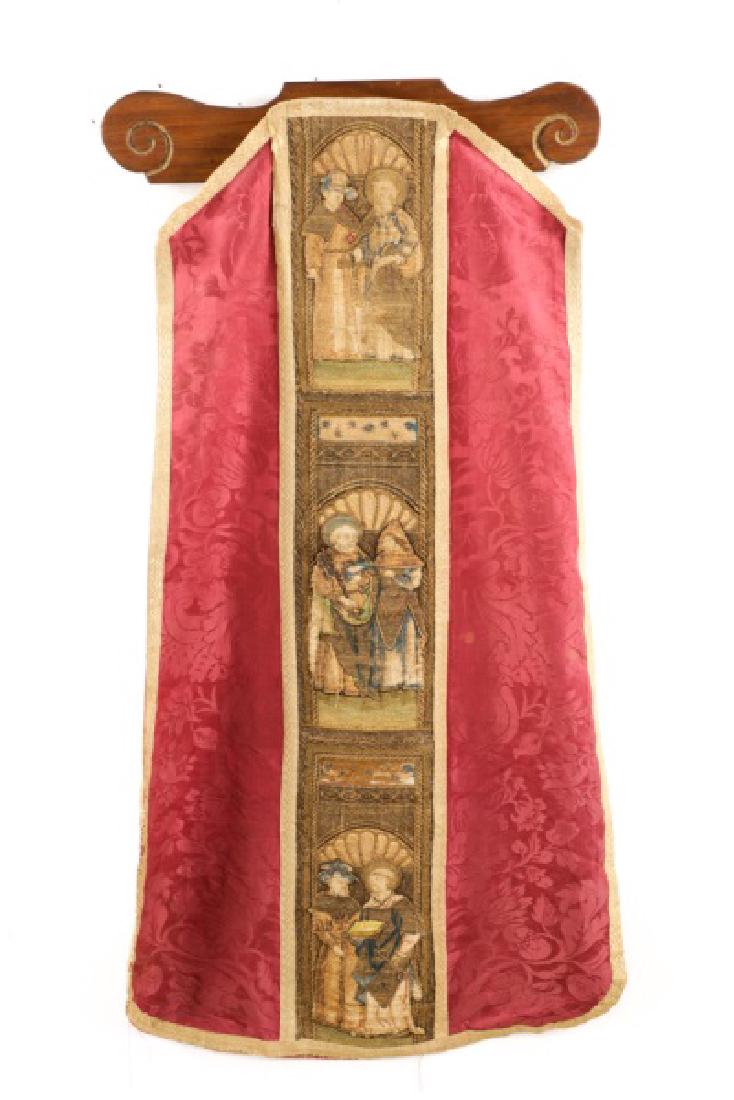 18th Century Chausble Vestment Fragment (1 of 7)
