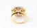 Italian 18k Yellow Gold, Amethyst, & Diamond Ring - 3