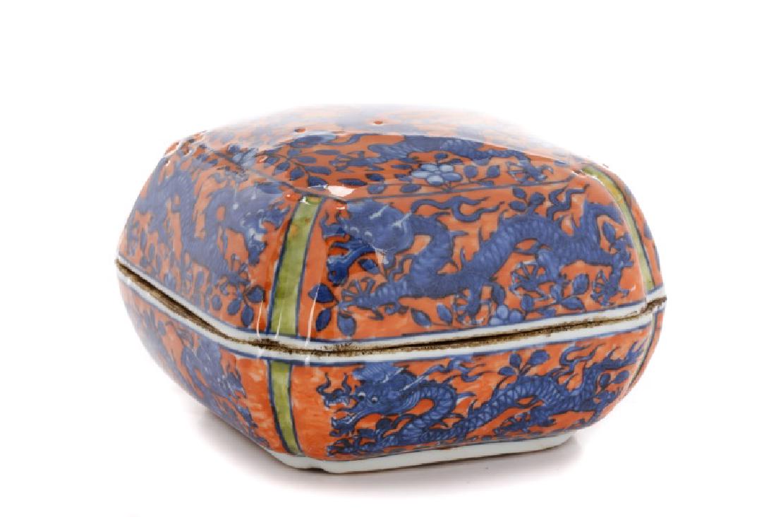 Finely Painted Chinese Wanli Style Dragon Box (1 of 7)