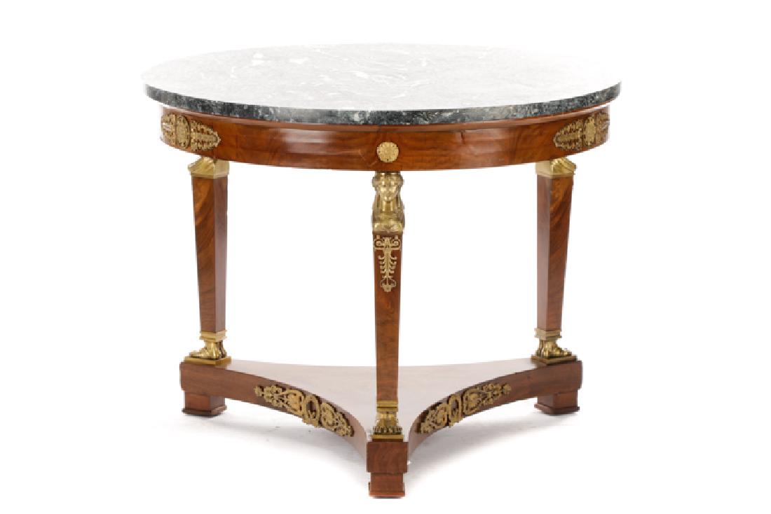 French Empire Ormolu Mounted Center Table (1 of 6)
