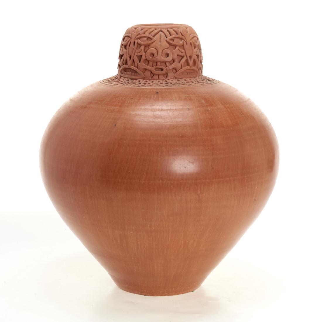 Large terra-cotta vase by Jeff Margolin (1 of 10)