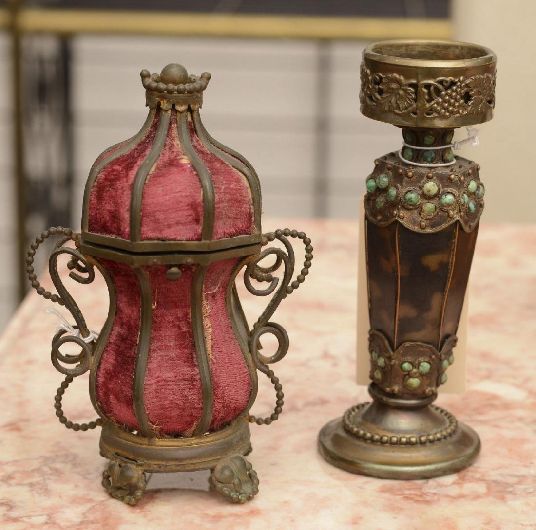 (2) antique Continental table accessories (1 of 9)