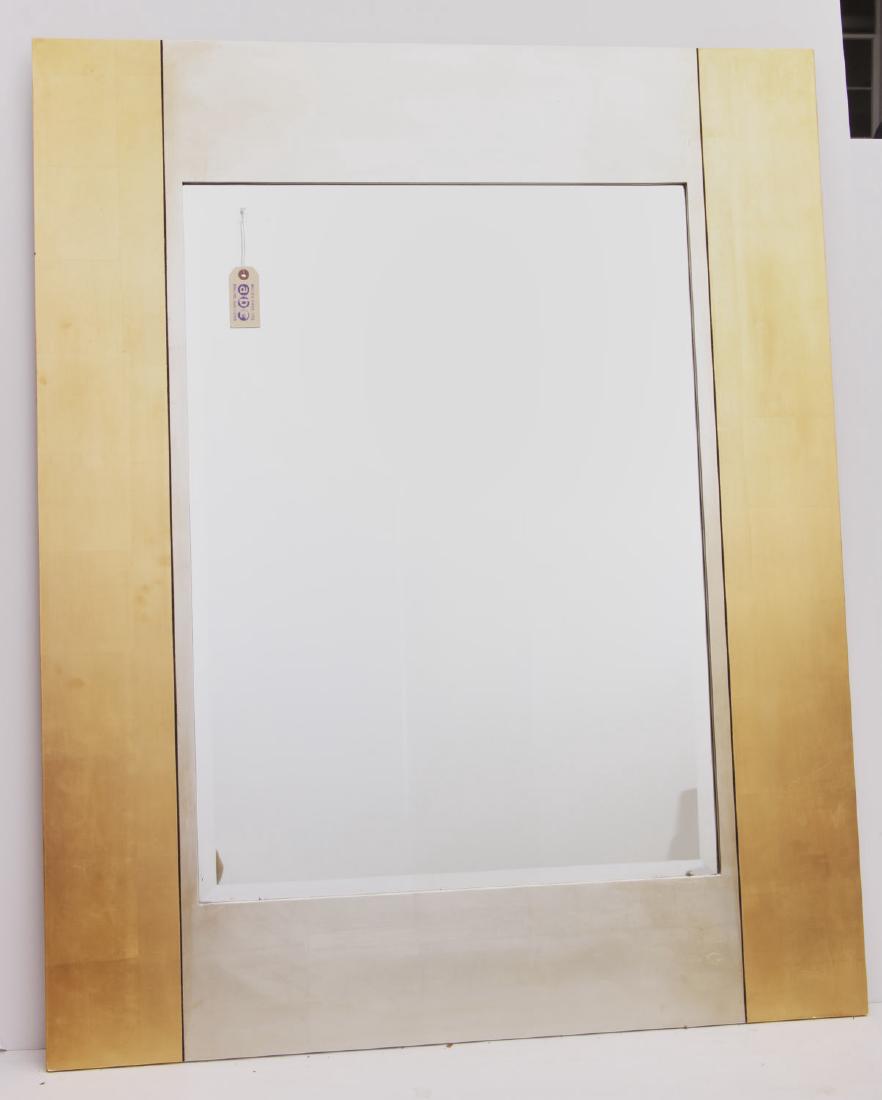 Bassett Contemporary gilt and silvered mirror (1 of 3)