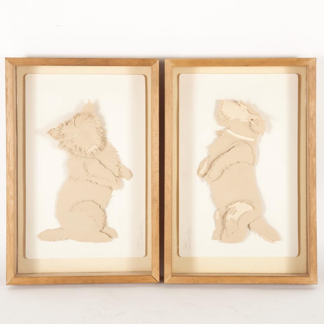 Elisa Della Piana, pair cut paper assemblages (1 of 10)