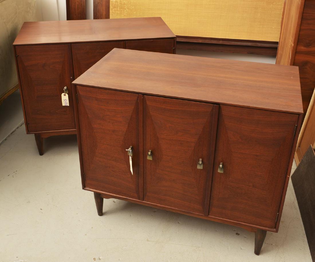 Pair American Modern cabinets (1 of 6)