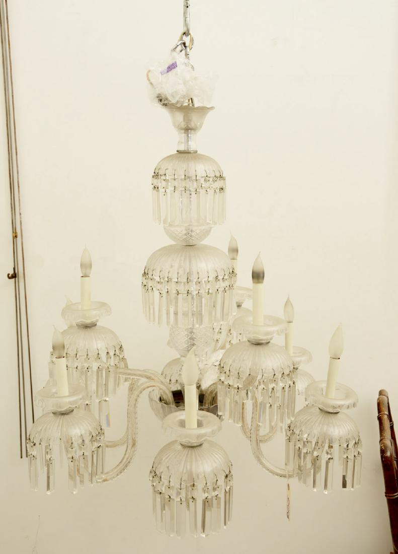 American Classical style cut crystal chandelier (1 of 8)