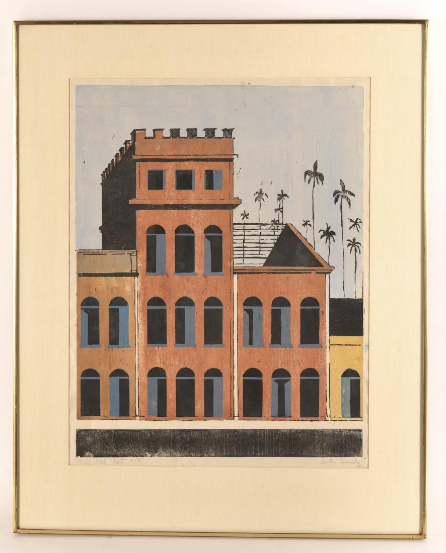 Emilio Sanchez, lithograph (1 of 7)