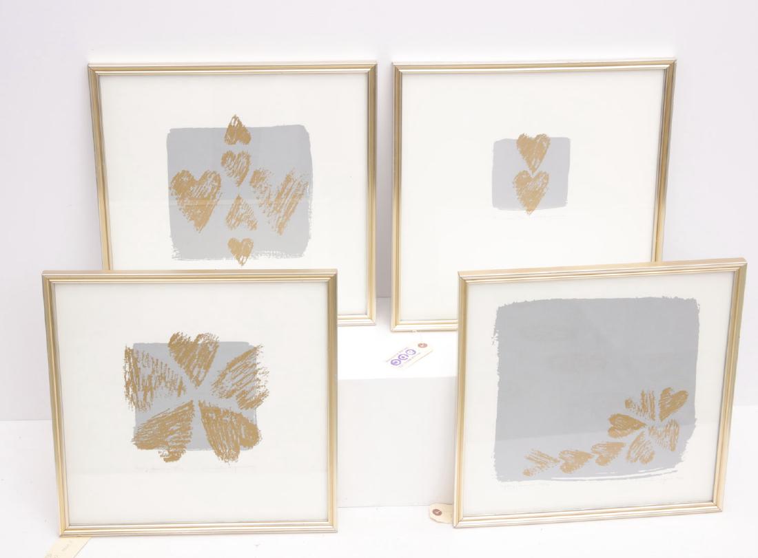 Manner of Jim Dine, (4) lithographs (1 of 6)