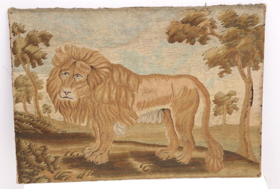 English Regency silk-work picture (1 of 6)