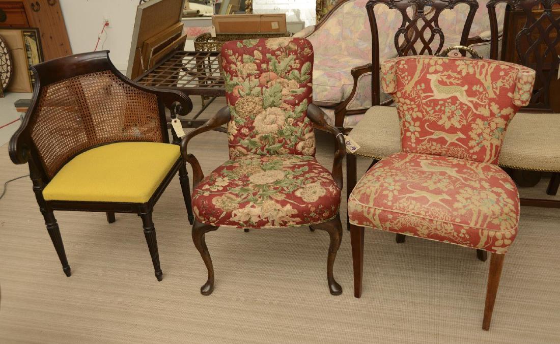 Hollywood Regency side chair and (2) others (1 of 10)