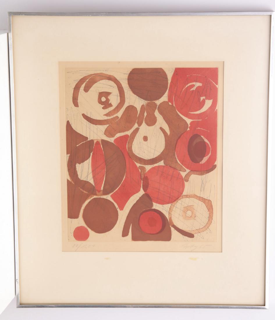 Ernest Wilhelm Nay, color etching (1 of 6)