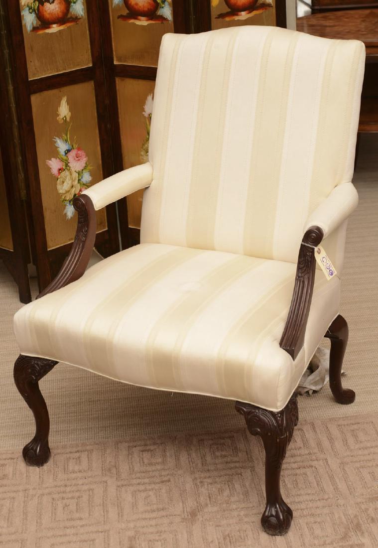 Sherrill Chippendale style library chair (1 of 5)