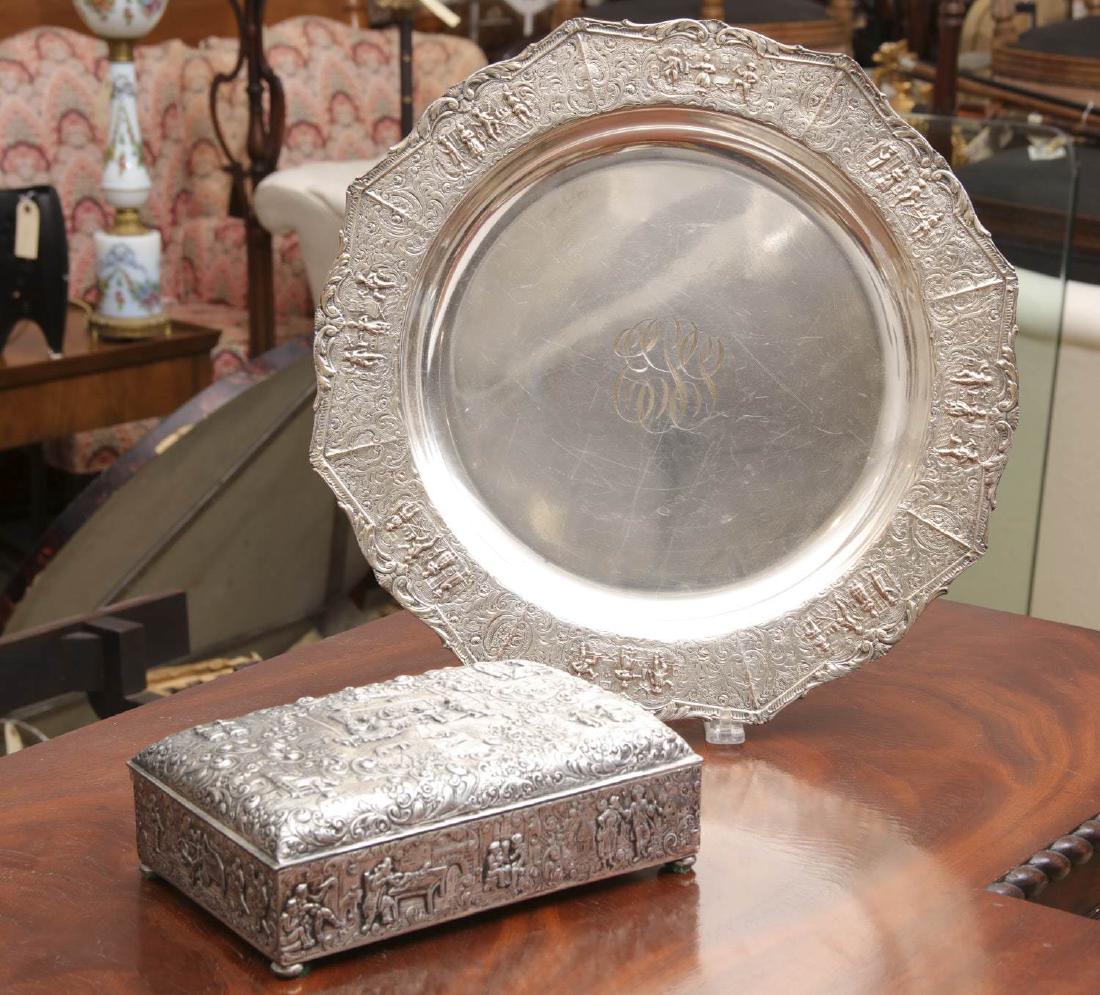(2) Anglo-American silver plated tablewares (1 of 8)