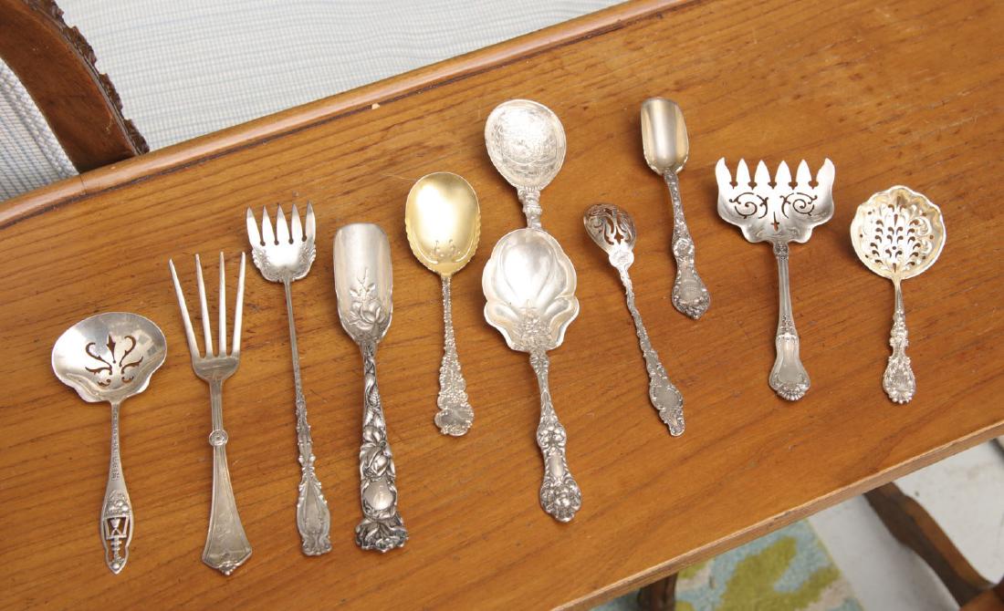Group sterling silver serving utensils (1 of 7)