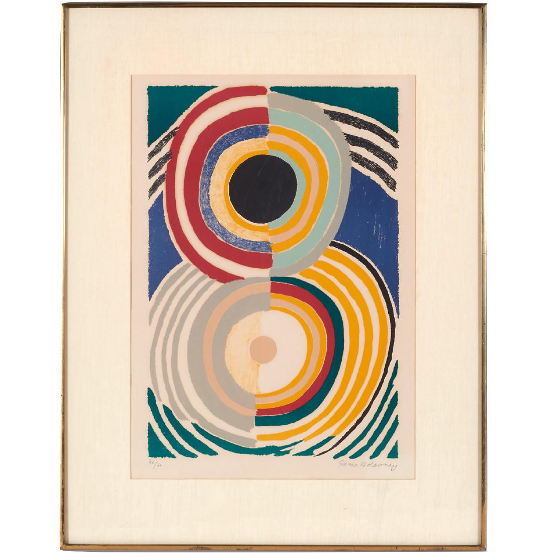 Sonia Delaunay, color lithograph (1 of 8)
