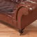 Ralph Lauren brown leather Chesterfield sofa - 3