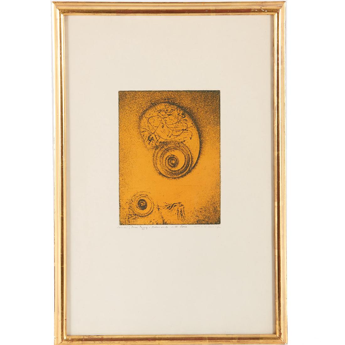 Max Ernst, etching (1 of 5)