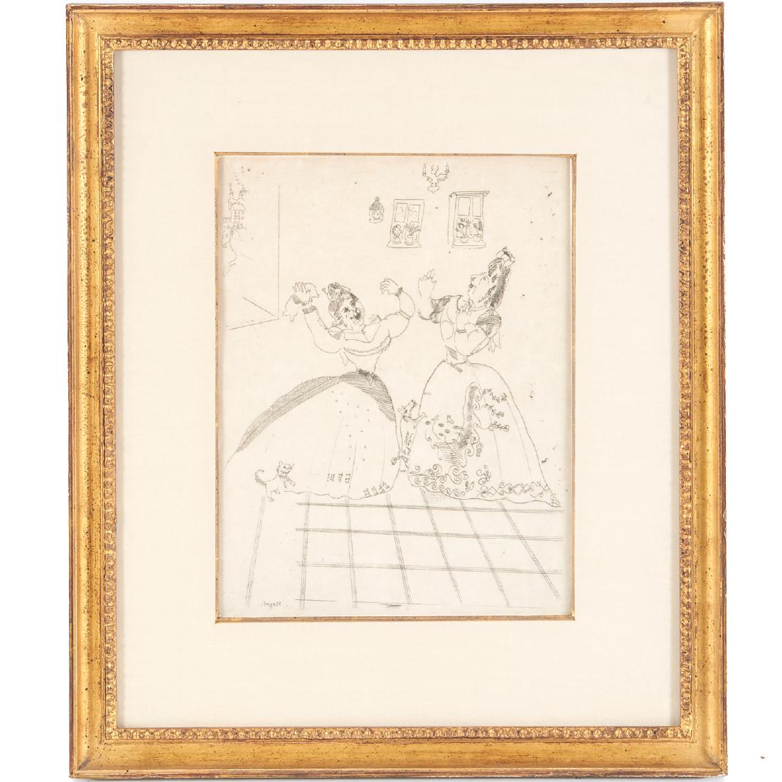 Marc Chagall, etching (1 of 5)