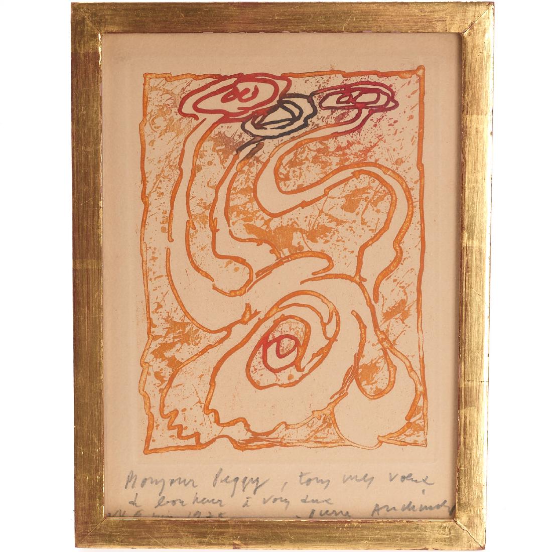 Pierre Alechinsky, etching (1 of 4)