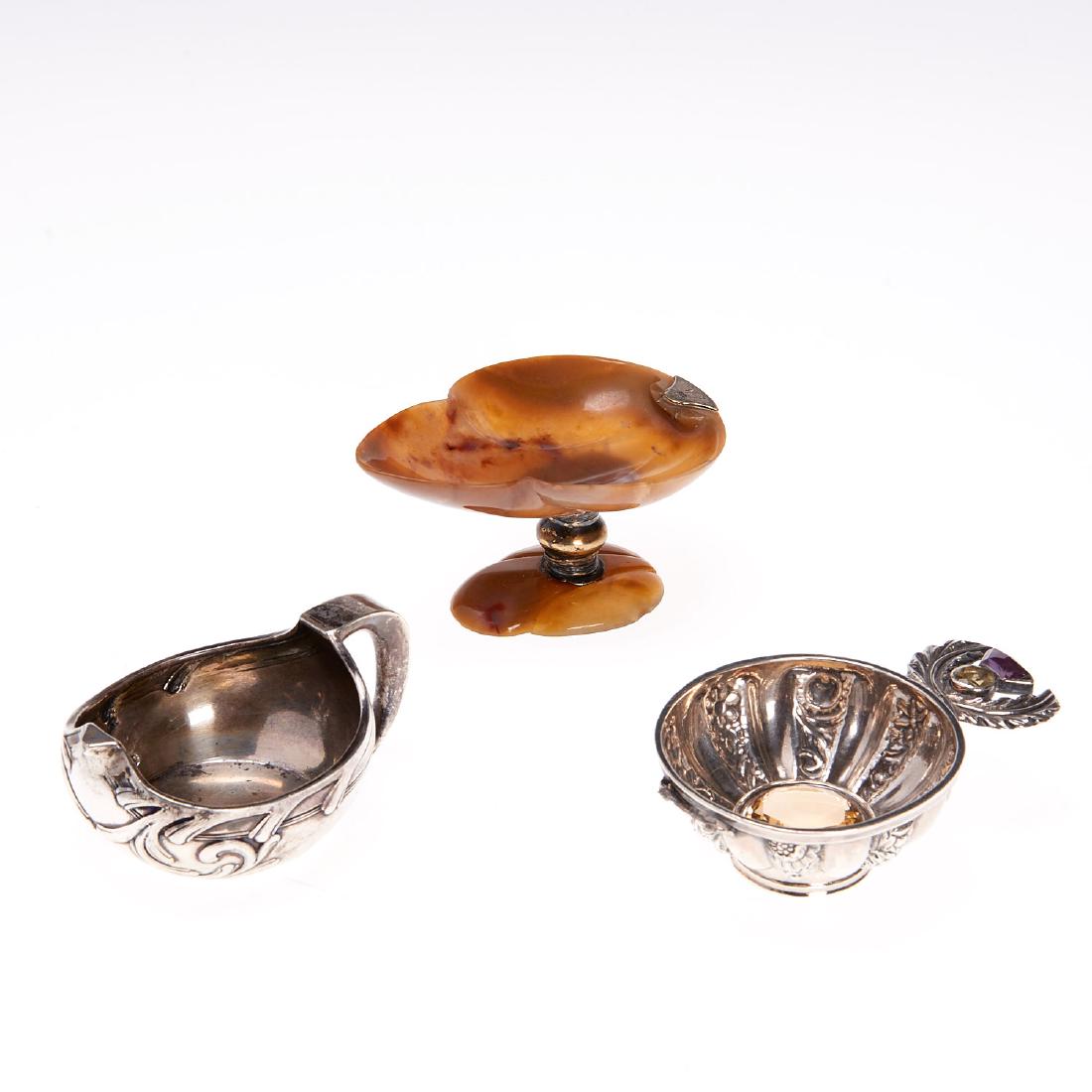 Russian silver kovsh, Scot quash, chalcedony coupe (1 of 9)