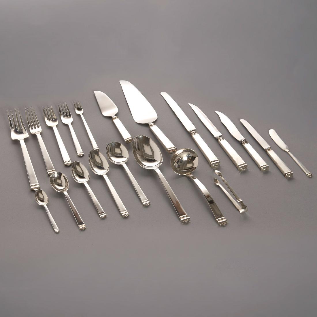 Extensive Tiffany & Co. silver flatware set (1 of 8)