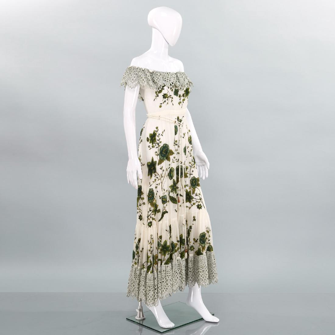 Gucci floral embroidered silk gown (1 of 9)