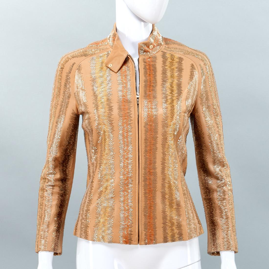 Richard Tyler Couture embellished lambskin jacket (1 of 6)