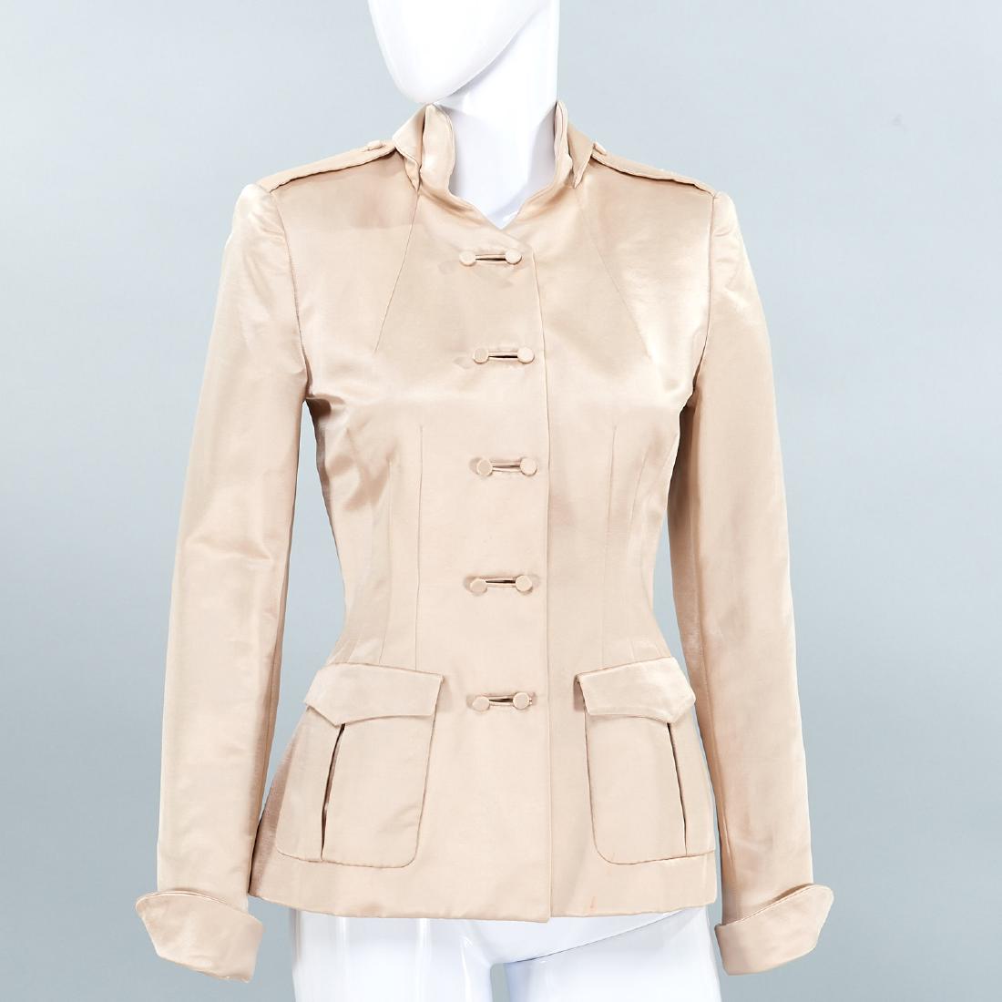 Maggie Norris Couture satin embroidered jacket (1 of 9)