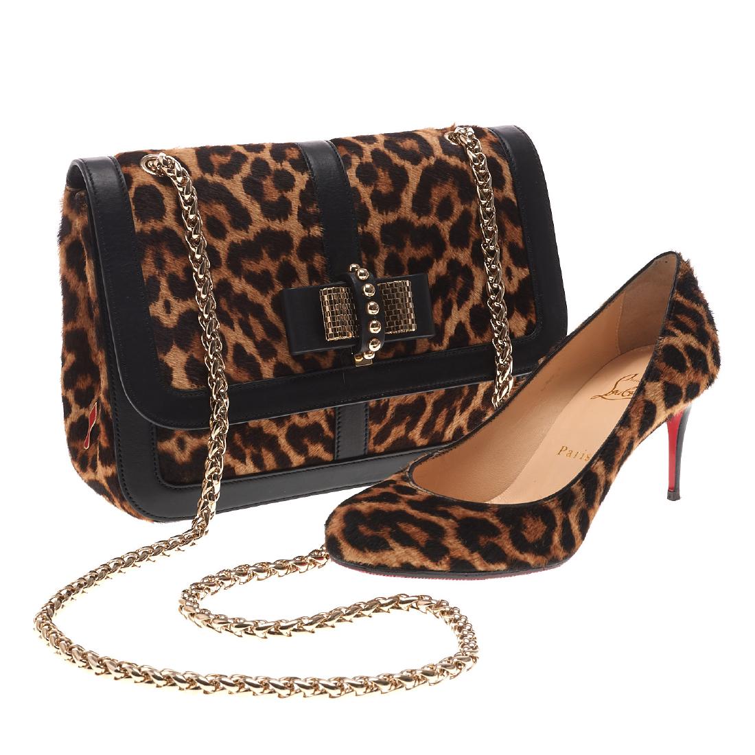 Christian Louboutin leopard handbag and pumps (1 of 9)