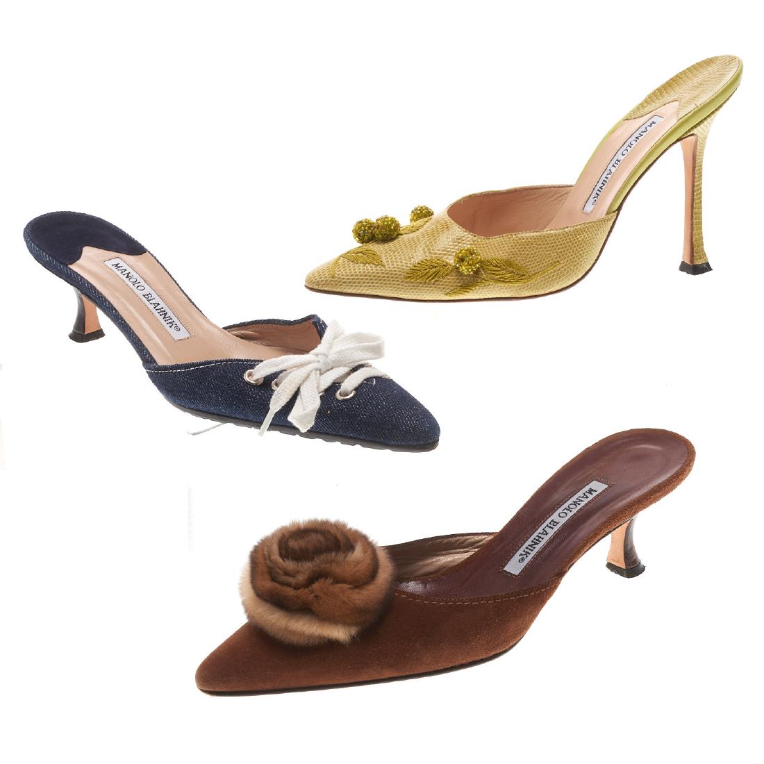 Group Manolo Blahnik "mule" style shoes (1 of 9)