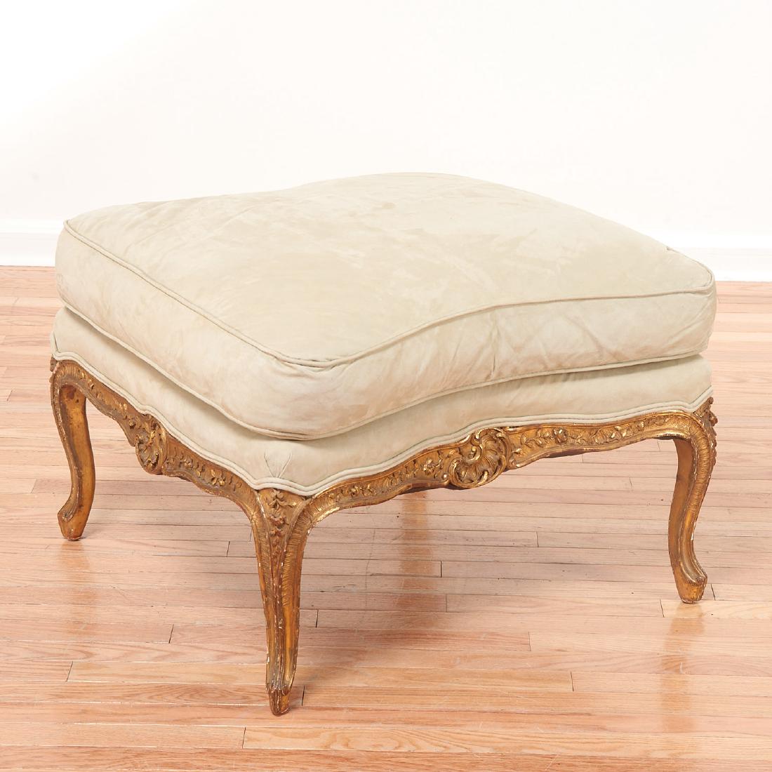 Antique Louis XVI style ottoman (1 of 5)