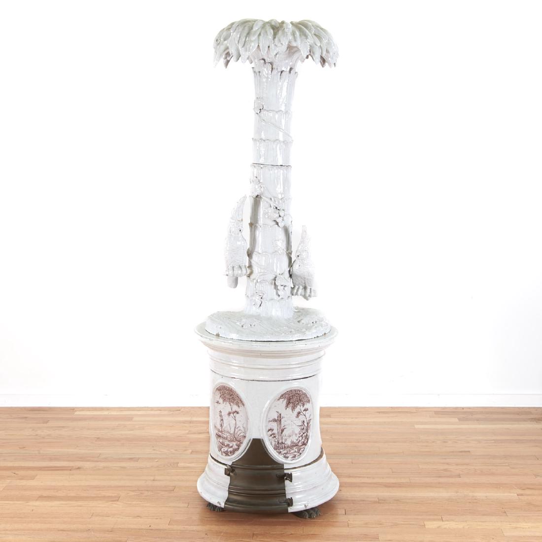 Antique Northern European faience stove (1 of 9)