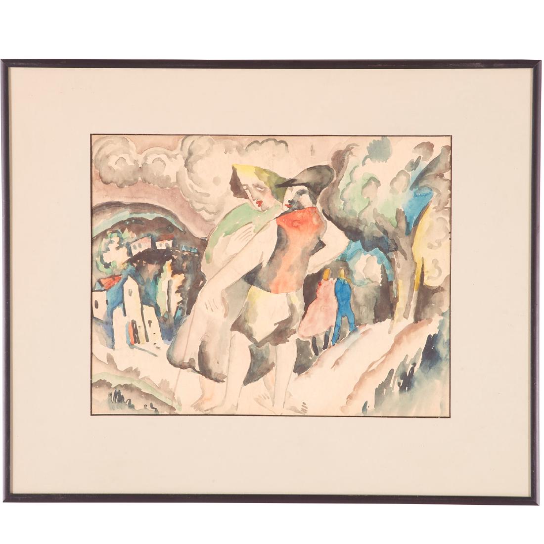 German Expressionist School, painting (1 of 4)